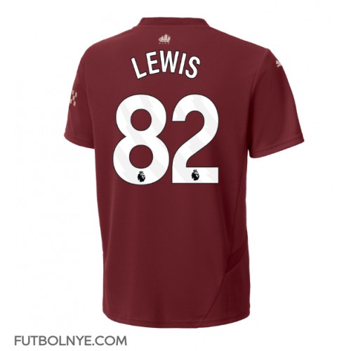 Camiseta Manchester City Rico Lewis #82 Tercera Equipación 2024-25 manga corta